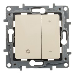 Светорегулятор нажимной Legrand Etika 400W, слоновая кость Светорегулятор нажимной Legrand Etika 400W, слоновая кость