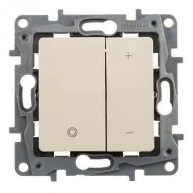 Обзор Светорегулятор нажимной Legrand Etika 400W, слоновая кость