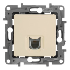 Розетка компьютерная Legrand Etika 1xRJ45 кат. 5e UTP, слоновая кость