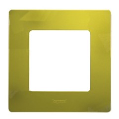 Рамка Legrand Etika 1 пост, Зеленый папоротник