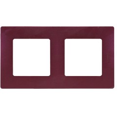 Рамка Legrand Etika 2 поста, сливовый