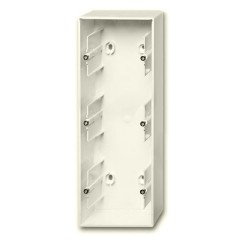 Коробка для накладного монтажа 3 поста ABB Basic 55 слоновая кость (1703-92) (бежевый)