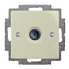 Розетка телевизионная ABB Basic 55 цвет шампань (1743-01-93)