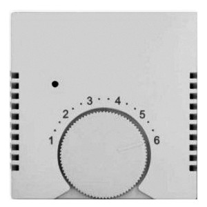 Купить Накладка для терморегулятора 1094 U, 1097 U ABB Basic 55 цвет белый шале (1794-96)