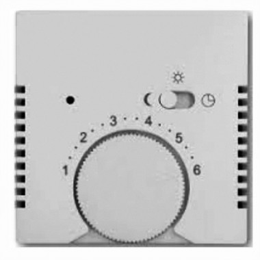 Отзывы Накладка для терморегулятора 1095 U/UF-507, 1096 U ABB Basic 55 цвет белый шале (1795-96)