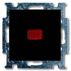 Переключатель с подсветкой ABB Basic 55 цвет черный (2006/6 UCK-95-)