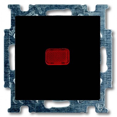 Купить Переключатель с подсветкой ABB Basic 55 цвет черный (2006/6 UCK-95-)