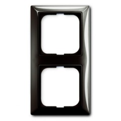 Рамка ABB Basic 55 2 поста цвет черный (2512-95)