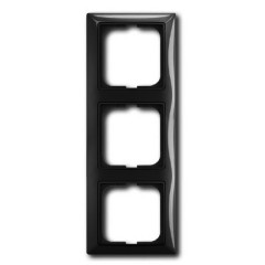 Рамка ABB Basic 55 3 поста цвет черный (2513-95)