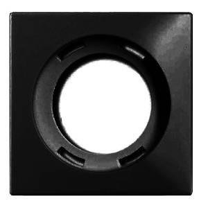 Обзор Накладка для светосигнализатора 2061/2061 U ABB Basic 55 цвет черный (1756-95)