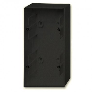 Купить Коробка для накладного монтажа 2 поста ABB Basic 55 цвет черный (1702-95)