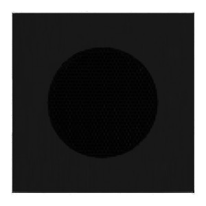 Накладка для громкоговорителя 8223 U ABB Basic 55 цвет черный (8253-95)