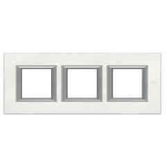Рамка 3-ая горизонтальный монтаж Axolute Bticino Фарфор