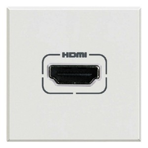 Купить Розетка HDMI 2 модуля Axolute Белый