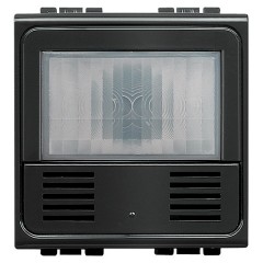 Комбинированный датчик движения (ИК+ультразвук) Bticino LivingLight антрацит