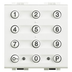 Устройства для управления охранной системы с цифровым ключом Bticino MyHOME LivingLight белый