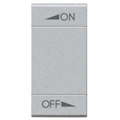 Клавиши с символами для автоматизации для 2 функций 1м регулировка ON-OFF  LivingLight алюминий