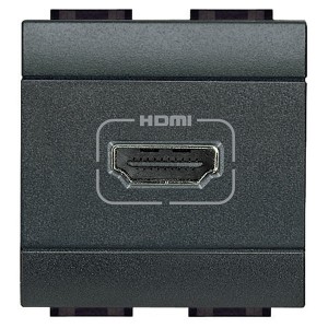 Отзывы Разъем HDMI 2 модуля LivingLight Антрацит