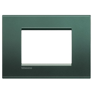 Отзывы LivingLight Рамка прямоугольная, 3 модуля, цвет Зеленый шелк