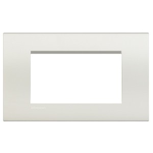 LivingLight Рамка прямоугольная, 4 модуля, цвет Белый