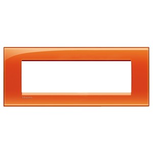 Купить Рамка прямоугольная, 7 модулей LivingLight Оранжевый