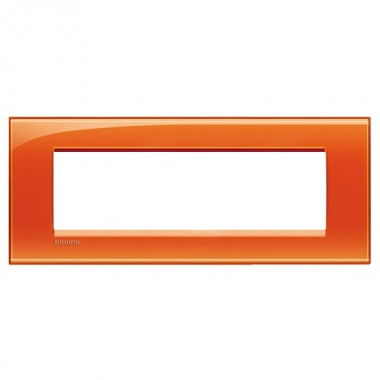 Купить Рамка прямоугольная, 7 модулей LivingLight Оранжевый
