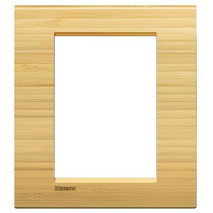 Купить LivingLight Рамка прямоугольная, 3+3 модуля, цвет Бамбук