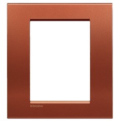 LivingLight Рамка прямоугольная, 3+3 модуля, цвет Красный шелк