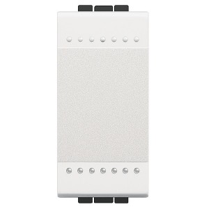 Купить Выключатель с автоматическими клеммами, размер 1 модуль LivingLight Белый