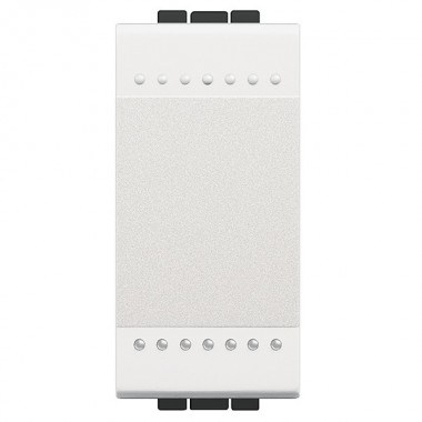 Купить Выключатель с автоматическими клеммами, размер 1 модуль LivingLight Белый