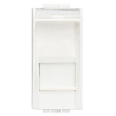 Компьютерная розетка RJ45 UTP 5 категория 1 модуль LivingLight Белый