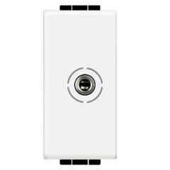 Разъем Аудио Jack 3,5 (для наушников) 1 модуль LivingLight Белый