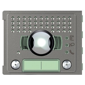 Купить Лицевая панель аудио-видео модуля ш/у + 2 кнопки вызова, Robur