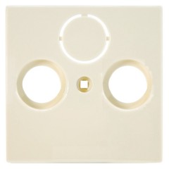 Накладка для телевизионной розетки TV-SAT ABB Basic 55 слоновая кость (1743-92-507) (бежевый)