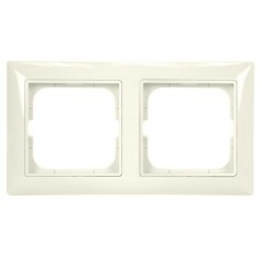 Рамка  ABB Basic 55 2поста слоновая кость (2512-92) (бежевый)