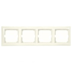 Рамка  ABB Basic 55 4поста слоновая кость (2514-92) (бежевый)
