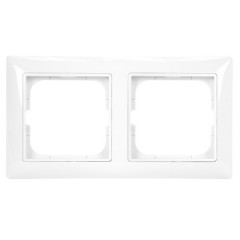 Рамка  ABB Basic 55 2 поста альпийский белый (2512-94)