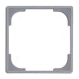 Обзор Декоративная накладка  ABB Basic 55 серебристый металлик (2516-902)