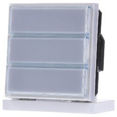 Дополнительная кнопка вызова на 3 абонента Gira TX_44 белая подсветка