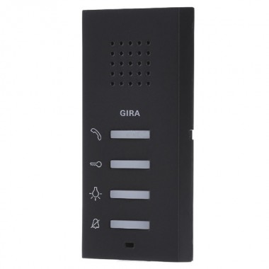 Купить Квартирная аудиостанция накладного монтажа Gira System 55 Антрацит