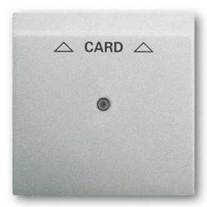 Купить Накладка для карточного выключателя ABB impuls серебристый металлик (1792-783)