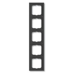 Рамка ABB Future Linear 5 постов антрацит (1725-181K)
