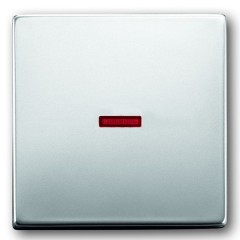 Клавиша выключателя с подсветкой ABB Pure Сталь (1789-866)