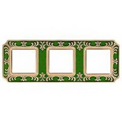 Рамка 3-ная Siena Smalto Italiano Fede Emerald Green