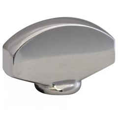 Поворотная ручка овального типа Fede Nickel satin