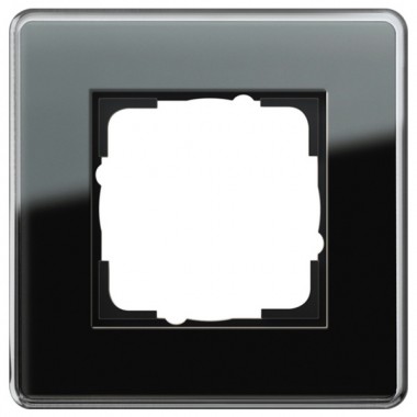 Отзывы Рамка 1-ая Gira Esprit Glass C Черное стекло