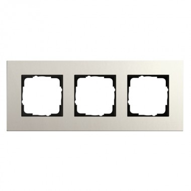 Обзор Рамка 3-ая Gira Esprit Linoleum-Multiplex Светло-серый