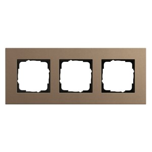 Рамка 3-ая Gira Esprit Linoleum-Multiplex Светло-коричневый