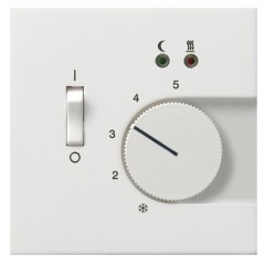 Термостат 230V с выносным датчиком F100 Gira белый глянцевый