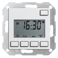 Таймер электронный Easy Gira System 55+E22 белый глянцевый